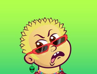 Cyberaver NFT — Acid Traxx Records raver character