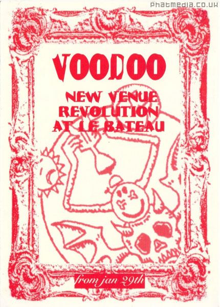 Voodoo Le Bateau Liverpool flyer 1994
